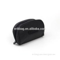 hot sale small cheap black color mens cosmetic bag for promotion